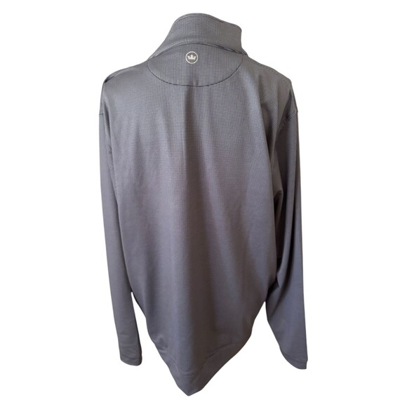 Peter Millar Men's Golf Perth 1/4‎ Zip Pullover Houndstooth Size XL - Picture 3 of 9
